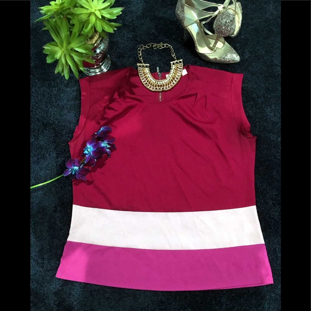 💵★FAST SHIPPING★💵 Ny&Co Multi Pink Top